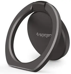 FOR-Style Ring 360 Cell Phone RingPhone GripStandHolder for All Phones and Tablets Compatible with Magnetic Car Mount Gun Metal