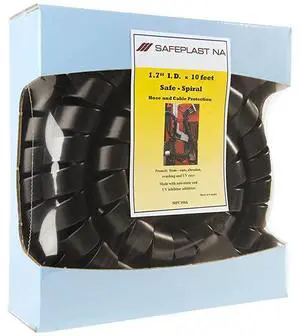 Spiral Wrap Hose Protector 20quot OD 10 Length Black