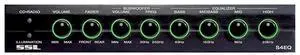 Storm Labs S4EQ 4 Band Pre Amp Car Equalizer with Gold Plated Front Rear and Subwoofer Outputs