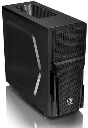 FOR Versa H21 SPCC ATX Mid Tower Computer Chassis CA-1B2-00M1NN-00,Black
