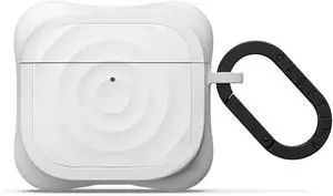 FOR-White Ripple AirPods (4th Gen) Case with Ring: Wireless Charging Compatible, Scratch-Resistant, Precision Fit