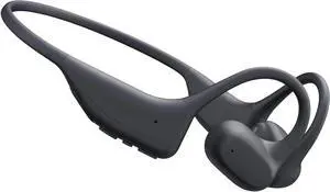 FOR-Open Ear Headphones, Bone Conduction Running Headphones Bluetooth 5.3, 14H Battery Sweatproof & Water-Resistant, Black