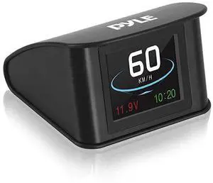 FOR-Universal Vehicle Smart HUD Display 26 Digital Mini Car Dashboard Heads Up Windshield Speedometer Projector System w GPS Navigation Compass Displays Speed Distance Time and More  PHUD19