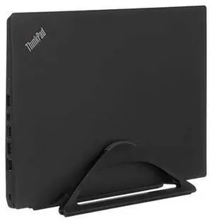 FOR-Vertical Laptop Stand for Desks Matte Black | Adjustable Holder to Dock Apple MacBook MacBook Pro and Other Laptops to Organize Work Home Office