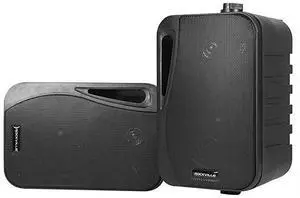 FOR-2)  HP4S-8 BK 4" Outdoor/Indoor Swivel Home Theater Speakers in Black, 4 inch 8 Ohm