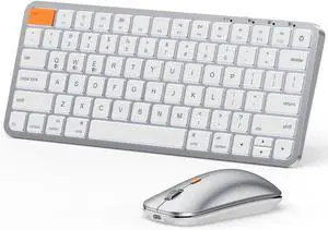FOR-Backlit Compact Bluetooth Keyboard and Mouse for Mac, KM90-A Multi-Device Wireless Keyboard Mouse , Quiet and Rechargeable