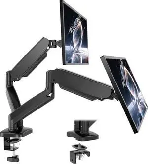 FOR-Dual Monitor Mount, Full Adjustable Desk Monitor Stand Arm, Sturdy Steel Dual Monitor Stand for 13-32 Inch Screens