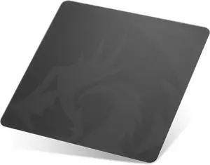 FOR-Mouse Pad - Ultra-Smooth Precision Surface with Non-Slip Base, Easy to Clean, Hard Mousepad for Gaming - 13 x 13 x 0.15 inches, Black