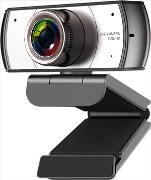 FOR-Wide Angle Webcam, Full HD 1080P Live Streaming Web Cam with Built-in Microphone, USB Webcam for Mac, PC, Laptop and Desktop FOR-Wide Angle Webcam, Full HD 1080P Live Streaming Web Cam with Built-in Microphone, USB Webcam for Mac, PC, Laptop and Desktop