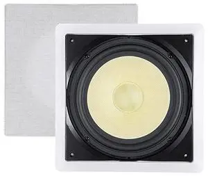 FOR-Fiber In-Wall Speaker - 10 Inch (Each) 300W Subwoofer, Easy Installation And Paintable Grill - Caliber Series
