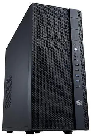 FOR-N400 NSE-400-KKN2 Mid-Tower Fully Meshed Front Panel Computer Case (Midnight Black)