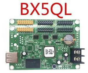 BX-5QL(Ethernet + USB) full color led moving sign controller card supports HUB75 HUB08 port led display modules BX-5QL(Ethernet + USB) full color led moving sign controller card supports HUB75 HUB08 port led display modules