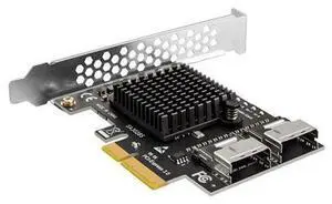 8 Port Sata 3.0 SFF8087 PCIe 3.0 X4 To Mini SAS Controller PCIe To SFF 8087 SFF-8087 Adapter Expansion ASM1166 Chip 8 Port Sata 3.0 SFF8087 PCIe 3.0 X4 To Mini SAS Controller PCIe To SFF 8087 SFF-8087 Adapter Expansion ASM1166 Chip
