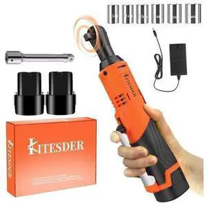 Cordless Electric Ratchet Wrenches Set,Lightweight,Power Ratchet Wrenches, 40Ft-Lbs (55N.m) 16.8V Cordless Ratchet Wrench 3/8" with LED Light and 6 Sockets(2.0Ah Batteries and Charger) Cordless Electric Ratchet Wrenches Set,Lightweight,Power Ratchet Wrenches, 40Ft-Lbs (55N.m) 16.8V Cordless Ratchet Wrench 3/8" with LED Light and 6 Sockets(2.0Ah Batteries and Charger)