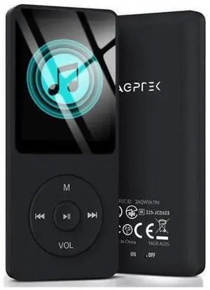 A02S 16GB MP3 Player, 70 Hours Playback Lossless Sound Music Player, Supports up to 128GB, Black A02S 16GB MP3 Player, 70 Hours Playback Lossless Sound Music Player, Supports up to 128GB, Black
