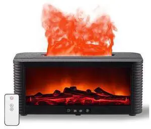 2026 Upgraded 9 Color Flame Fireplace Aroma Essential Oil Diffuser,250ml USB Desktop Noiseless Cool Mist Humidifier with Timer Auto-Off Protection for Home,Office, Gift (Black) 2026 Upgraded 9 Color Flame Fireplace Aroma Essential Oil Diffuser,250ml USB Desktop Noiseless Cool Mist Humidifier with Timer Auto-Off Protection for Home,Office, Gift (Black)