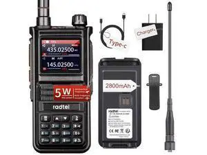 RT-470X Multi-Band Ham Radio 256CH Aviation Air Band Radio NOAA Marine Walkie Talkies Long Range Handheld Transceiver USB-C, Wireless Copy Frequency 2800mAh (Standard) RT-470X Multi-Band Ham Radio 256CH Aviation Air Band Radio NOAA Marine Walkie Talkies Long Range Handheld Transceiver USB-C, Wireless Copy Frequency 2800mAh (Standard)