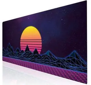 Large Gaming Mouse Pad Extended XXL Desk Pad & Non-Slip Rubber Mat for Mice and Keyboard with Stitched Edges 90x40 zisesun011 Large Gaming Mouse Pad Extended XXL Desk Pad & Non-Slip Rubber Mat for Mice and Keyboard with Stitched Edges 90x40 zisesun011