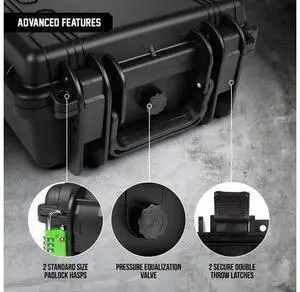 All Weather Hard Case 10 x 9 x 5 - TSA Approved Hard Shell Travel Case with Customizable Foam for Cameras, Lenses, Electronics and Other Gear All Weather Hard Case 10 x 9 x 5 - TSA Approved Hard Shell Travel Case with Customizable Foam for Cameras, Lenses, Electronics and Other Gear