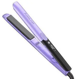 Hair Straightener 1 Inch Flat Iron and Curler 2 in 1 Titanium Ceramic Ionic Dual Voltage Straightener with Heat-Resistant Silicone, for Less Frizz, Shinier & Smoother Hair Straightener 1 Inch Flat Iron and Curler 2 in 1 Titanium Ceramic Ionic Dual Voltage Straightener with Heat-Resistant Silicone, for Less Frizz, Shinier & Smoother
