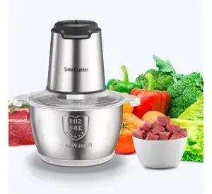 Food Processor, Meat Grinder with 1 Bowl 8 Cup, Electric Food Chopper with 4 Large Sharp Blades for Meat, Fruits, Vegetables, Baby Food, Nuts, 2 Speed Food Processor, Meat Grinder with 1 Bowl 8 Cup, Electric Food Chopper with 4 Large Sharp Blades for Meat, Fruits, Vegetables, Baby Food, Nuts, 2 Speed