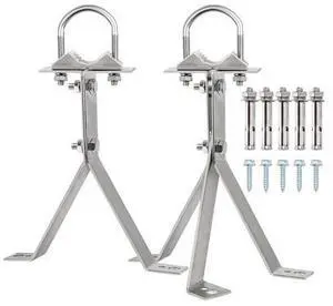 XRDS-RF Antenna Wall Mount 8 Inch Heavy-Duty Stand Off Wall Mast Mount Windproof Antenna Mounting Bracket for TV Antenna Mast ( 3-Leg + 2-Leg) XRDS-RF Antenna Wall Mount 8 Inch Heavy-Duty Stand Off Wall Mast Mount Windproof Antenna Mounting Bracket for TV Antenna Mast ( 3-Leg + 2-Leg)