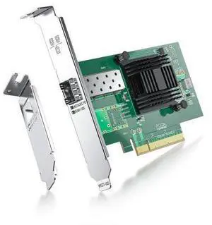 ipolex 10Gb Network Card Intel X520-DA1 Ethernet Card PCI-E NIC(E10G42BTDA), with Intel 82599EN Controller, Single SFP+ Port, 10G PCI Express LAN Adapter Support Windows Server/Windows/Linux/Vmware ipolex 10Gb Network Card Intel X520-DA1 Ethernet Card PCI-E NIC(E10G42BTDA), with Intel 82599EN Controller, Single SFP+ Port, 10G PCI Express LAN Adapter Support Windows Server/Windows/Linux/Vmware