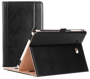 Galaxy Tab E 9.6 Case Vintage Stand Folio Case Cover for Galaxy Tab E 9.6"/ Tab E Nook 9.6-Inch Tablet (SM-T560 / T561 / T565 and SM-T567V Verizon 4G LTE Version) -Black Galaxy Tab E 9.6 Case Vintage Stand Folio Case Cover for Galaxy Tab E 9.6"/ Tab E Nook 9.6-Inch Tablet (SM-T560 / T561 / T565 and SM-T567V Verizon 4G LTE Version) -Black