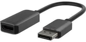 HDMI to DisplayPort Adapter DisplayPort 1.2 to HDMI 2.0 Converter - Compatible with 4K 60fps HDR & HDR10 Monitors Projectors and HDTVs - Uni-Directional DisplayPort to HDMI Adapter Cable HDMI to DisplayPort Adapter DisplayPort 1.2 to HDMI 2.0 Converter - Compatible with 4K 60fps HDR & HDR10 Monitors Projectors and HDTVs - Uni-Directional DisplayPort to HDMI Adapter Cable