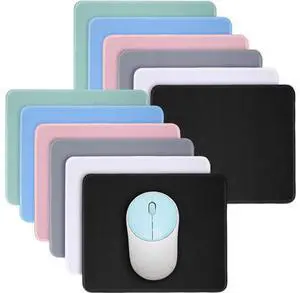 12 Pcs Mouse Pad Bulk 10.2 x 8.3 x 0.12 Inch with Non Slip Rubber Base Stitched Waterproof Mouse Pad Washable and Dirt Resistant Square Multicolored 12 Pcs Mouse Pad Bulk 10.2 x 8.3 x 0.12 Inch with Non Slip Rubber Base Stitched Waterproof Mouse Pad Washable and Dirt Resistant Square Multicolored