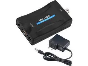 BNC to HDMI Converter Adapter Female CVBS BNC HDMI Coax Connector Coaxial Composite Analog Video Audio Input 1080P Output HDCP Hook Security Camera DVRs Surveillance CVR AC1420 CCTV for Monitor HD TV BNC to HDMI Converter Adapter Female CVBS BNC HDMI Coax Connector Coaxial Composite Analog Video Audio Input 1080P Output HDCP Hook Security Camera DVRs Surveillance CVR AC1420 CCTV for Monitor HD TV