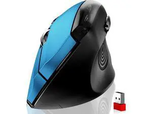 Ergonomic Mouse Wireless 2.4G Optical Cordless Mice with 800/1200/1600 DPI Vertical Computer Wireless Mouse for Laptop Mac PC Desktop (for Right Hand Large) Blue Mouse Ergonomic Mouse Wireless 2.4G Optical Cordless Mice with 800/1200/1600 DPI Vertical Computer Wireless Mouse for Laptop Mac PC Desktop (for Right Hand Large) Blue Mouse