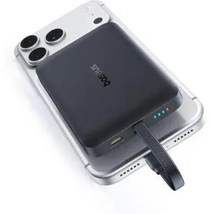 Magsafe Power Bank 10 000mAh 30W Magnetic Portable Charger Fast Charging Wireless Battery Pack with Built-in Braided USB-C Cable for iPhone 17 Pro Max/Air/16/15/14/13 AirPods iPad and More Magsafe Power Bank 10 000mAh 30W Magnetic Portable Charger Fast Charging Wireless Battery Pack with Built-in Braided USB-C Cable for iPhone 17 Pro Max/Air/16/15/14/13 AirPods iPad and More