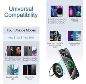 S25 Ultra Wireless Charger Fast Charging Pad Magnetic Charger for Galaxy S25 Plus/S24 Ultra/S23/S22/S21/S20/S10 2Pack 15W Wireless Fast Charger Stand for iPhone 16 Pro Max/15/14/13/12 S25 Ultra Wireless Charger Fast Charging Pad Magnetic Charger for Galaxy S25 Plus/S24 Ultra/S23/S22/S21/S20/S10 2Pack 15W Wireless Fast Charger Stand for iPhone 16 Pro Max/15/14/13/12