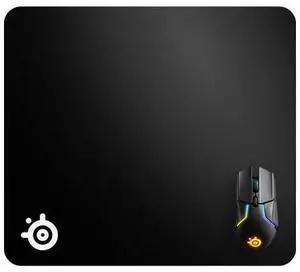 QcK Heavy - Large - Gaming Mouse Pad - Extra Thick Non-Sip Rubber Pad - Exslusive Microfiber Surface - Peak Tracking and Stability - Optimized For Gaming Sensors QcK Heavy - Large - Gaming Mouse Pad - Extra Thick Non-Sip Rubber Pad - Exslusive Microfiber Surface - Peak Tracking and Stability - Optimized For Gaming Sensors