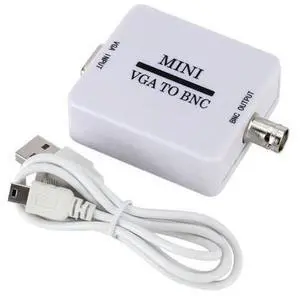 Mini HD VGA To BNC Video Converter Convertor Box Composite VGA To BNC Adapter Conversor Digital Switcher Box for HDTV Monitor Mini HD VGA To BNC Video Converter Convertor Box Composite VGA To BNC Adapter Conversor Digital Switcher Box for HDTV Monitor