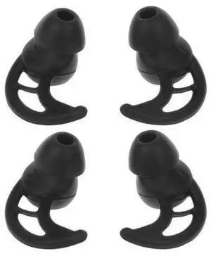 2Pairs Soft Silicone Ear Pads Eartips For Earphone Silicone Ear Hook In-Ear Earbuds Earphone Accessories Ear Tips(Black) 2Pairs Soft Silicone Ear Pads Eartips For Earphone Silicone Ear Hook In-Ear Earbuds Earphone Accessories Ear Tips(Black)