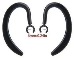Wireless Headphone Sport Headset Ear Hook Rubber Rotary Clamp Holder Ear(6mm) (black) Wireless Headphone Sport Headset Ear Hook Rubber Rotary Clamp Holder Ear(6mm) (black)