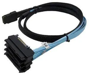 Mini 4 SAS Hard Drives 36-Pin SFF-8087 To 4 SAS 29-Pin SFF-8482 Cable Connectors with 15 Pin SATA Power Connector Controller(1m) Mini 4 SAS Hard Drives 36-Pin SFF-8087 To 4 SAS 29-Pin SFF-8482 Cable Connectors with 15 Pin SATA Power Connector Controller(1m)
