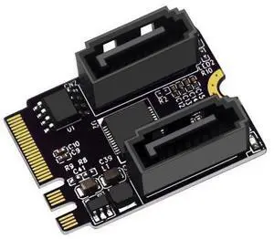M2 To SATA3.0 Expansion Card KEY A + E WIFI M.2 To SATA Hard Disk Adapter Card Without Driver Installation M2 To SATA3.0 Expansion Card KEY A + E WIFI M.2 To SATA Hard Disk Adapter Card Without Driver Installation