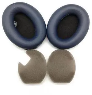 Protein Leather Ear Pads for WH-1000XM4 Headset Earmuffs with Buckle Earphone Ear Pads Replacement(Blue) Protein Leather Ear Pads for WH-1000XM4 Headset Earmuffs with Buckle Earphone Ear Pads Replacement(Blue)