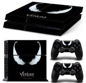 Venom Game Console Vinyl Skin Sticker for PS4 Controller GamePad Decal Printing Protective Film(TN-PS4-7194) Venom Game Console Vinyl Skin Sticker for PS4 Controller GamePad Decal Printing Protective Film(TN-PS4-7194)