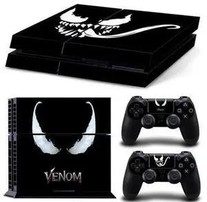 Venom Game Console Vinyl Skin Sticker for PS4 Controller GamePad Decal Printing Protective Film(TN-PS4-7189) Venom Game Console Vinyl Skin Sticker for PS4 Controller GamePad Decal Printing Protective Film(TN-PS4-7189)