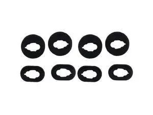 8 Pieces Silicone Ear Buds Gels Eartips Headset for -Galaxy Buds live(Black) 8 Pieces Silicone Ear Buds Gels Eartips Headset for -Galaxy Buds live(Black)