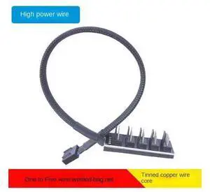 PWM Fan Hub, PC CPU Cooling 4 PIN Fan Power Cable Hub Splitter Adapter Desktop Computer Cooler Case Fans 1 To5 Way(1to5) PWM Fan Hub, PC CPU Cooling 4 PIN Fan Power Cable Hub Splitter Adapter Desktop Computer Cooler Case Fans 1 To5 Way(1to5)