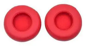 2PCS Breathable Soft Ear Pads Foam Cushions Earpad 1Pair for .Dre for Mixr Replacement Headphone Sleeve Cushions(Red) 2PCS Breathable Soft Ear Pads Foam Cushions Earpad 1Pair for .Dre for Mixr Replacement Headphone Sleeve Cushions(Red)