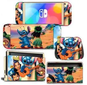 Stitch Skin Cute Full Sticker Decal for Switch Console Controller Dock Skin Vinyl Protective Film(1607) Stitch Skin Cute Full Sticker Decal for Switch Console Controller Dock Skin Vinyl Protective Film(1607)