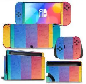 Christmas Candy Color Skin Sticker Decal for Switch NSConsole Controller Dock Skin Vinyl Para(1209) Christmas Candy Color Skin Sticker Decal for Switch NSConsole Controller Dock Skin Vinyl Para(1209)