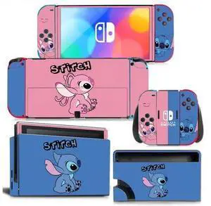 Stitch Skin Cute Full Sticker Decal for Switch Console Controller Dock Skin Vinyl Protective Film(1599) Stitch Skin Cute Full Sticker Decal for Switch Console Controller Dock Skin Vinyl Protective Film(1599)