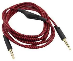 Replacement Cable for A10 A40 A30 Gaming Headset Extension Cable(Red black Tone) Replacement Cable for A10 A40 A30 Gaming Headset Extension Cable(Red black Tone)